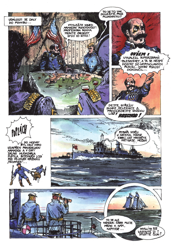 Ukázka z komiksu Vynález zkázy